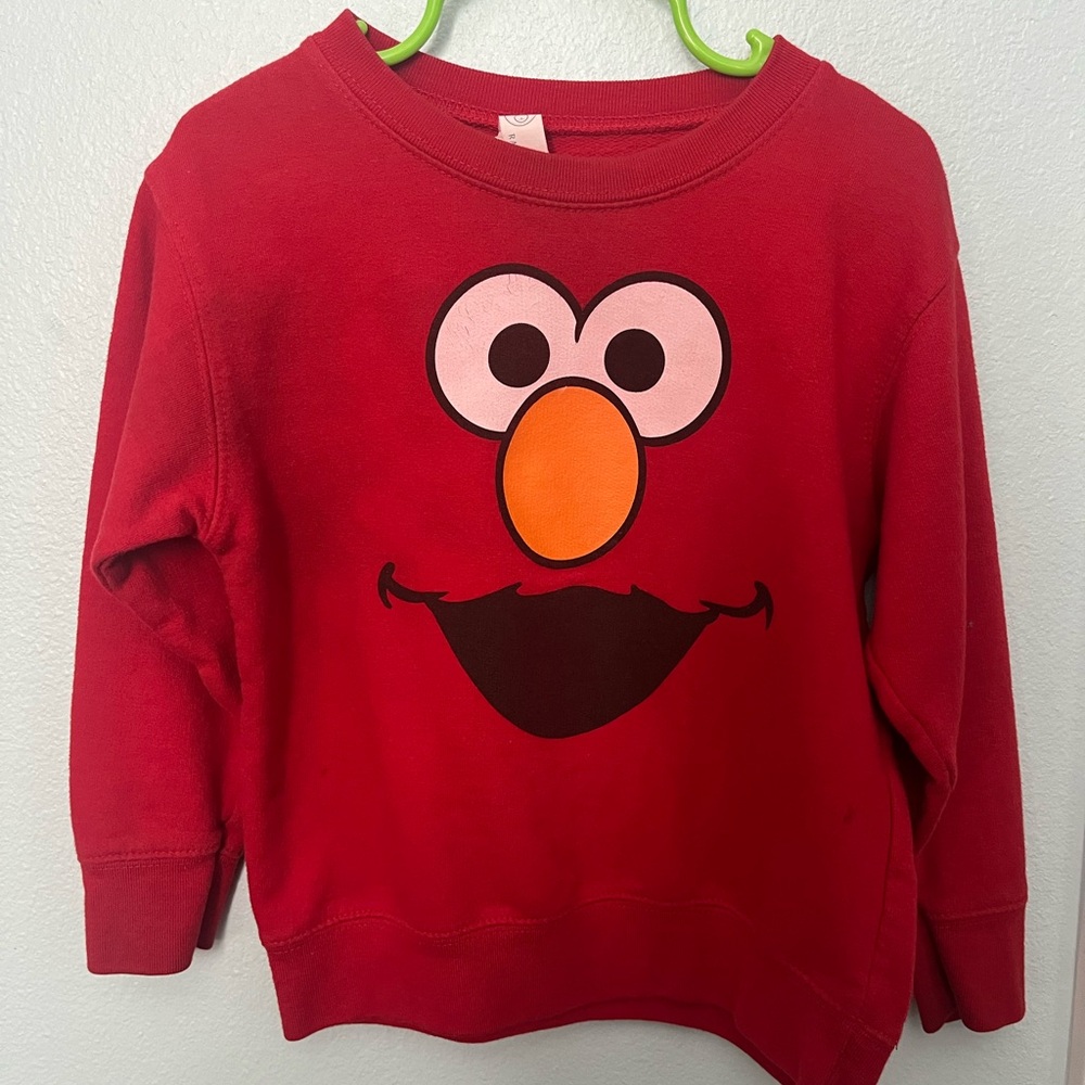 Red Elmo Kids Sweatshirt size 4